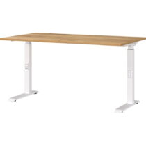 Pracovný stôl s nastaviteľnou výškou s doskou v dekore duba 80x140 cm Downey – Germania (Pracovné a ...