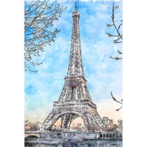 Obraz 90x60 cm Paris – Fedkolor (Obrazy)