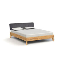 Dvojlôžková posteľ z dubového dreva 140x200 cm Greg 3 - The Beds (Dvojlôžkové manželské postele)