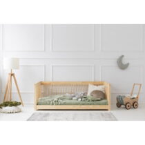 Detská posteľ z borovicového dreva v prírodnej farbe 90x180 cm Mila CWW – Adeko (Detské postele)