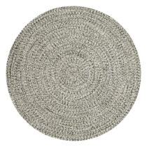 Sivý/béžový okrúhly vonkajší koberec ø 150 cm - NORTHRUGS (Vonkajšie koberce)