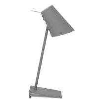 Sivá stolová lampa s kovovým tienidlom (výška 54 cm) Cardiff – it&#39;s about RoMi (Stolové lamp...