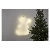Závesná svietiaca LED dekorácia Star Trading Lumiwall Snowman, výška 50 cm (Svetelné dekorácie)