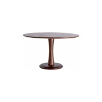 Hnedý okrúhly jedálenský stôl ø 150 cm Apulia – Light & Living (Jedálenské stoly)