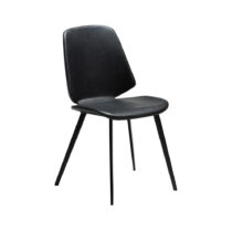 Čierna jedálenská stolička DAN-FORM Denmark Swing (Jedálenské stoličky)