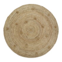 Prírodný ručne vyrobený jutový koberec Nattiot Siska, ø 140 cm (Koberce)