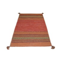 Oranžový bavlnený koberec Webtappeti Antique Kilim, 70 x 140 cm (Koberce)