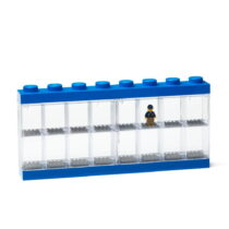 Modrá zberateľská skrinka na 16 minifigúrok LEGO® (Organizéry na hračky)