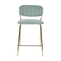 Svetlozelené barové stoličky v súprave 2 ks 89 cm Jolien – White Label (Barové stoličky)