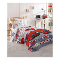 Detská bavlnená prikrývka cez posteľ Eponj Home Cars, 160 x 235 cm (Detské prikrývky)