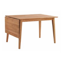 Prírodný sklápací dubový jedálenský stôl Rowico Mimi, 120 x 80 cm (Jedálenské stoly)