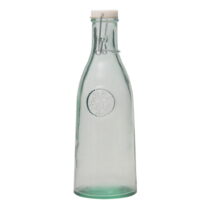 Fľaša s uzáverom z recyklovaného skla Ego Dekor Authentic, 1 l (Fľaše)