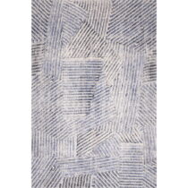 Svetlomodrý vlnený koberec 133x180 cm Strokes – Agnella (Koberce)