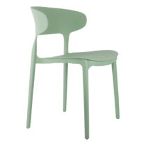 Svetlozelené plastové jedálenské stoličky v súprave 4 ks Fain – Leitmotiv (Jedálenské stoličky)