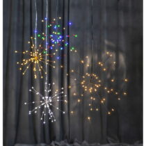 Závesná svietiaca LED dekorácia Star Trading Hanging Firework Dark Rainbow, ø 26 cm (Svetelné dekorá...