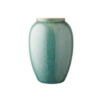 Zelená kameninová váza Bitz, výška 25 cm (Vázy)