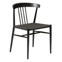 Čierna jedálenská stolička DAN-FORM Denmark Sava (Jedálenské stoličky)