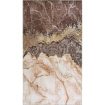 Koňakovohnedo-krémový prateľný koberec 180x120 cm - Vitaus (Koberce)