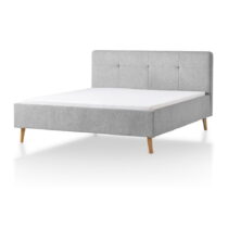 Svetlosivá čalúnená dvojlôžková posteľ 180x200 cm Smart – Meise Möbel (Dvojlôžkové manželské postele...