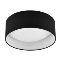 Čierne LED stropné svietidlo ø 30 cm Locarno – Trio (Stropné svietidlá a bodové svietidlá)