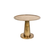 Kovový odkladací stolík v zlatej farbe Dutchbone Brute, ⌀ 63 cm (Odkladacie stolíky)