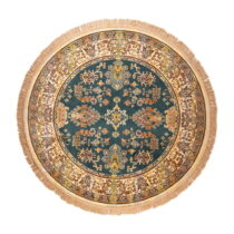 Béžový okrúhly koberec ø 160 cm Raz – White Label (Koberce)