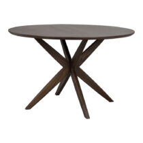 Okrúhly jedálenský stôl s doskou v dubovom dekore 120x120 cm Calverton - Rowico (Jedálenské stoly)