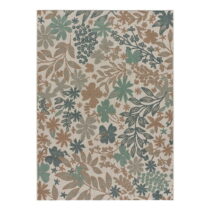 Béžovo-zelený vonkajší koberec Universal Floral, 77 x 150 cm (Vonkajšie koberce)