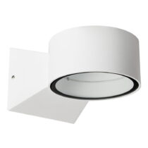 Biele nástenné svietidlo SULION Fluvial, 13 × 9 cm (Vonkajšie osvetlenie)