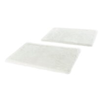Súprava 2 bielych koberčekov k posteli Mint Rugs Soft, 90 x 140 cm (Kože a kožušiny)