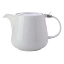 Biela porcelánová čajová kanvica so sitkom Maxwell & Williams Basic, 600 ml (Kanvica na čaj)