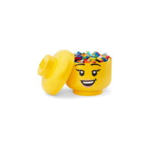 Plastový detský úložný box Head - LEGO® (Detské úložné boxy)