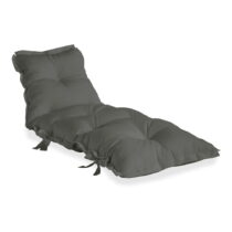 Tmavosivý variabilný futón vhodný do exteriéru Karup OUT™ Sit&Sleep Dark Grey (Záhradné kreslá)