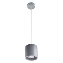 Sivé závesné svietidlo Nice Lamps Roda (Lustre)