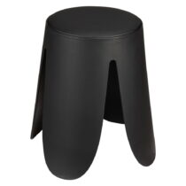 Čierna plastová stolička Comiso – Wenko (Šamlíky a stoličky)