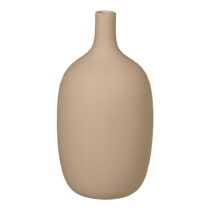 Béžová keramická váza Blomus Nomad, výška 21 cm (Vázy)