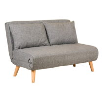 Sivá rozkladacia pohovka 120 cm Folde – Artie (Pohovky a gauče)