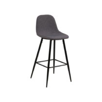 Čierna/sivá barová stolička 101 cm Wilma – Actona (Barové stoličky)