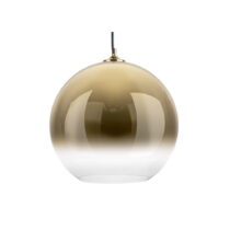 Sklenené závesné svietidlo v zlatej farbe Leitmotiv Bubble, ø 40 cm (Lustre)