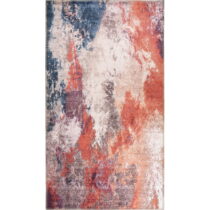 Červeno-modrý prateľný koberec 80x50 cm - Vitaus (Koberce)