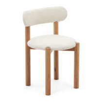 Biele jedálenské stoličky v súprave 2 ks Nebai – Kave Home (Jedálenské stoličky)