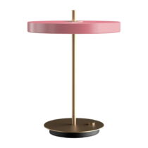 Ružová LED stolová lampa so stmievačom s kovovým tienidlom (výška  41,5 cm) Asteria Table – UMAGE (S...