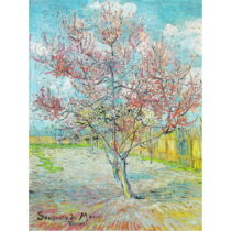 Obraz - 30x40 cm reprodukcia Pink Peach Trees, Vincent van Gogh – Fedkolor (Obrazy)