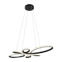Čierne LED závesné svietidlo Fly – Trio (Lustre)