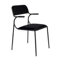 Čierne jedálenské stoličky v súprave 2 ks Alba - Zuiver (Jedálenské stoličky)