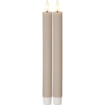 LED sviečky v súprave 2 ks (výška  25 cm) Flamme Stripe – Star Trading (LED sviečky)
