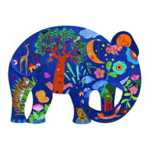 Detské puzzle so 150 dielikmi Djeco Elephant (Puzzle)