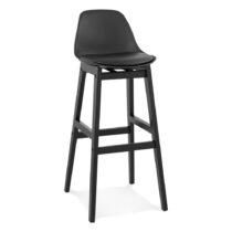 Čierna barová stolička Kokoon Turel, výška sedu 79 cm (Barové stoličky)