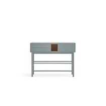 Modrý/sivý konzolový stolík 35x120 cm Corvo – Teulat (Konzolové stolíky)