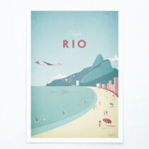Plagát Travelposter Rio, 50 x 70 cm (Plagáty)